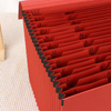 OEM 21 Pocket A4 School Document Forming Forming Fileding Filed Filed Kraft Paper Rubber Band Band Organization Organization