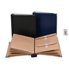 OEM Custom Logo A4 Size Kraft Paper Papering Filed Folder Case I Go Most Binder Folio Document Organizer