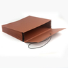OEM Wholesale Custom A4 Kraft Paper Folder Folder Folder Design Rubber Band School Office Bag Custom Custom