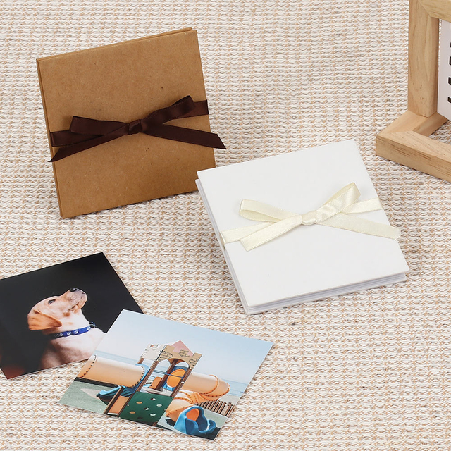 شعار مخصص بالجملة قابلة للطي ألبوم صورة أكورديون كرافت كرافت الورقية شريط البريدية لذاكرة التخرج عائلة طفل عيد ميلاد