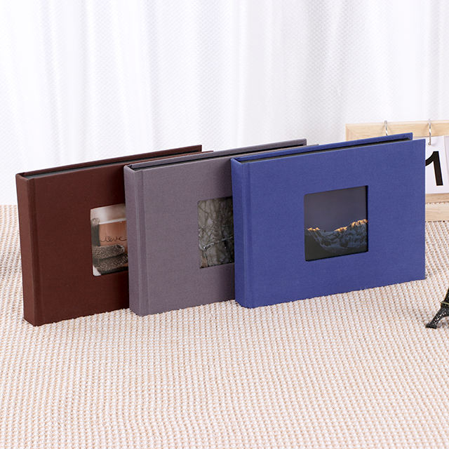 الجملة المخصصة OEM 4x6 Cover Cover Cover Album ألبوم DIY مع شعار الطباعة لحفلات الزفاف للأطفال والأسرة صور