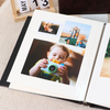 OEM مخصص 4x6 صورة DIY PU الجلدية الغلاف لذات سجل القصاصات الألبوم الزفاف عائلة عائلة عيد ميلاد KPOP