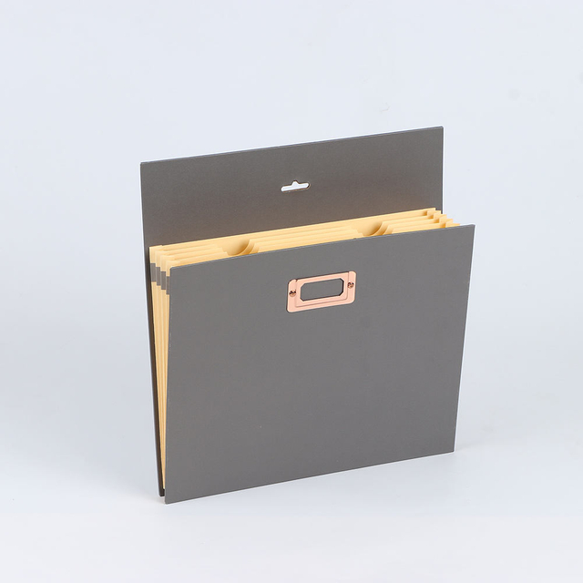 OEM مخصص A4 Cover Cover Paperboard توسيع نطاق الملف حقيبة المجلد شكل مكتب المدرسة معلقة تخزين المستند