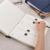 OEM مخصص منظم مستندات الورقة في حالة ذهابي Binder Kraft Paper للتسجيل ملف صور المعلومات الشخصية