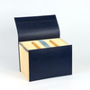 OEM 24-POCKED FOCK FOLDER FORDER A4 PU COVER HARD CARTBOARD BUNGEE CLOAR