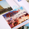 عالي الجودة ملونة الطباعة غلاف فوتوغرام ألبوم ألبوم مخصص شعار زفاف التخرج التخرج كتاب الصور مع ملزمة مثالية