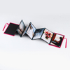 OEM مخصص 4x6 Slip-in Explosion Photo Photo Abrum Closure مع النافذة الأمامية لتخرج عيد ميلاد عائلة ومناسبات الزفاف