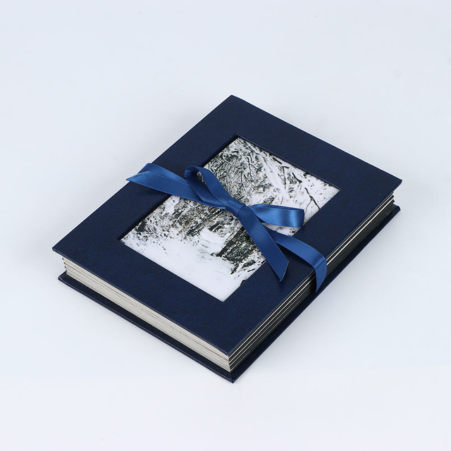OEM مخصص 4x6 Slip-in Explosion Photo Photo Pu Cover Front Window Window Graduation Family Events Wedding Printing