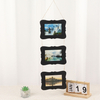 OEM Wholesale 4x6 Hard Cardboard Paper Picture Frames Triple Frame Collage Decor Decor