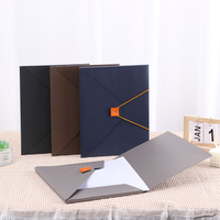 مجلد Duplex Folder A4 Size الأنيق مصنوعة من الورق المقوى ومغلقة مع مرونة في ملف توسيع الألوان المتناقض