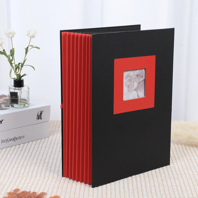 OEM DIY ألبوم ألبوم مخصص لتصميم طي ملونون توقيعات أعمال الاحتفالات-زفاف أعياد ميلاد الورق من الورق المقوى