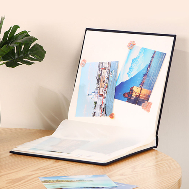 4x6 و 6 × 4 حجم شعار مخصص الألبوم ألبوم صورة قطعة قماش مواد زجاجية ديي مثالية ملزمة