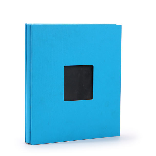 ألبوم صور غلاف ملون مع 500 تصميم نافذة الجيب لالتقاط صور زفاف DIY Slip-in Logo Printing