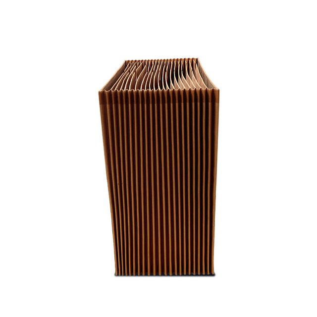 A4 حجم مخصص الشعار 21 جيب Kraft Paper Folder Folder Folder School Bag Wallet Organizer لاستخدام المكتب