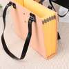 حقيبة يد مرتبة مصنوعة من طراز A4 Pattern Morting Pattern Mory Paper Paper Paper Leact for Student Score SCORT SCORE FILE VISORION FORE