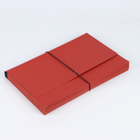 OEM 21 Pocket A4 School Document Forming Forming Fileding Filed Filed Kraft Paper Rubber Band Band Organization Organization