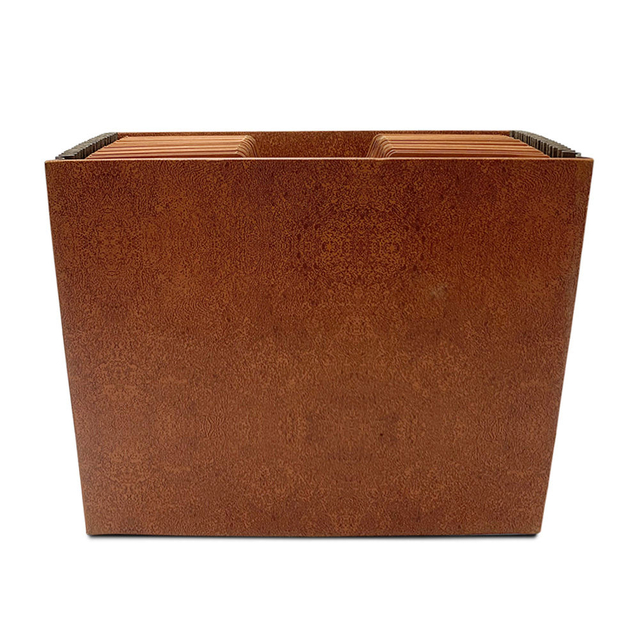 شعار مخصص 21 جيوب A4 الحجم Kraft Paper File File Folder توسيع منظم المستندات لمكتب المدرسة استخدام حقيبة الملف