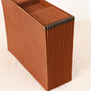 الشعار المخصص بالجملة A4 الحجم 21 جيب Kraft Paper Folder Folder Folder School Bag Bag Wallet Document Organizer Office Offic