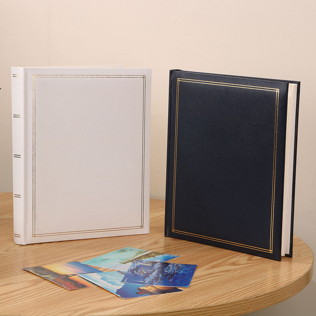 Pu Leather Cover Classic Custom Logo Self-Deficivive Size DIY ودية لألبوم زفاف ألبوم مضاد للماء 1000pcs