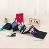 OEM مخصص 4x6 Slip-in Explosion Photo Photo Abrum Closure مع النافذة الأمامية لتخرج عيد ميلاد عائلة ومناسبات الزفاف