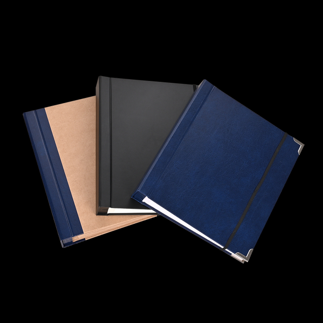 OEM Custom Logo A4 Size Kraft Paper Papering Filed Folder Case I Go Most Binder Folio Document Organizer