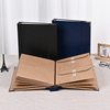 OEM مخصص منظم مستندات الورقة في حالة ذهابي Binder Kraft Paper للتسجيل ملف صور المعلومات الشخصية