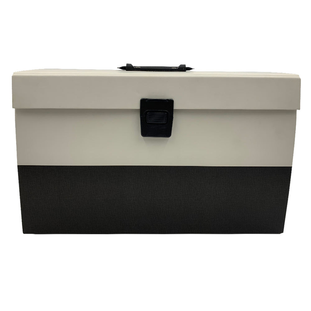 مربع المجلد المخصص لـ A4 Size 19 جيوب أكورديون منظم توسيع الورق المتوسع مع مقبض المكتب والمدرسة شكل حقيبة استخدام حقيبة