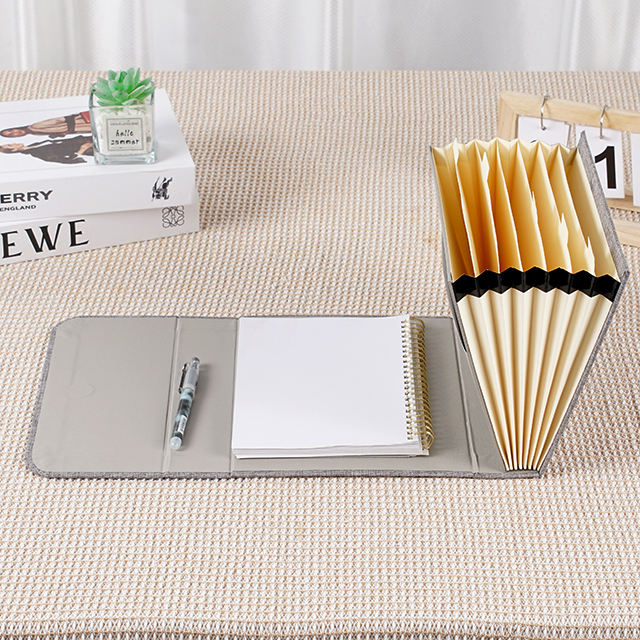 مجلد امتداد القرطاسية المدارس الأكورديون المصنوع من مواد الورق الدفترية للاستخدام اليومي ، مجلدات/حقيبة الاستخدام اليومي