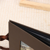 Wholesales تخصيص الشعار 4x6 ألبوم صور قابلة للطي من الورق مع تخرج النافذة