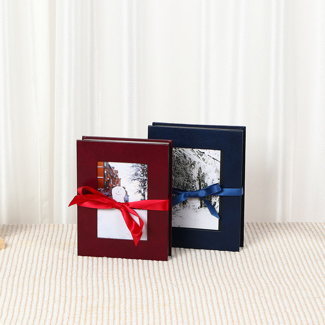 OEM مخصصة 4x6 Slip-in Explosion Photo Photo Pu Cover Front Window Book Graduation Birthday Baby Family Events DIY