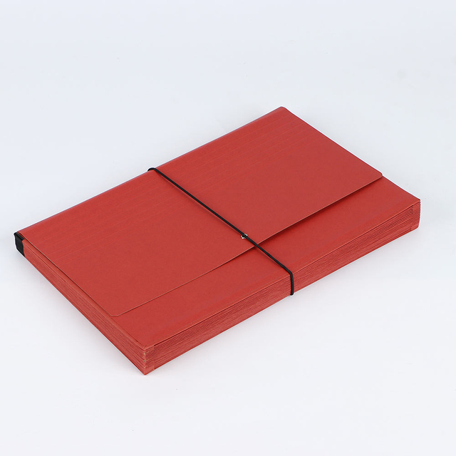 21 جيب A4 SIZE SCHOL SCHOOL FILDINGER INTERIZER Wallet Forming Folder Folder Custom Kraft Paper Rubber Band Document