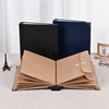 OEM مخصص شعار بو جلود غلاف كرافت الورقة الورقة منظم حالة الطوارئ موثق توسيع نطاق حقيبة المجلد