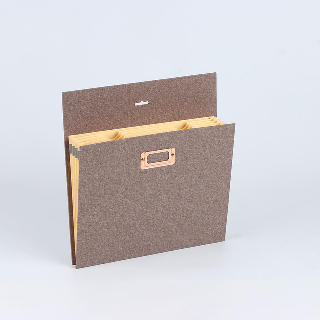 OEM Custom Logo A4 Size Paper Folder Folder Folder Dression Cover Cover Cover Office School Hanging Document Organizer