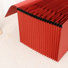 مجلد ملف الإنفاق مع منظم مستندات المدارس المطاطية منظمة محفظة منظم Kraft Paper 21-Pock