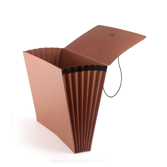 OEM Wholesale Custom A4 Kraft Paper Folder Folder Folder Design مع نطاق المطاط للوثيقة المدرسية والمكتب استخدام