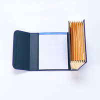 A5 حجم أكورديون مجلد مجلد القرطاسية المدارس قرطاسية مصنوعة من مواد ورقة دفتر للاستخدام اليومي حقيبة مجلدات الملفات